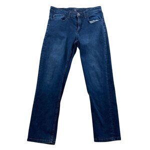 Chaps Men Jeans 32x30 Straight Fit Classic Blue Denim Casual Cotton Stretch